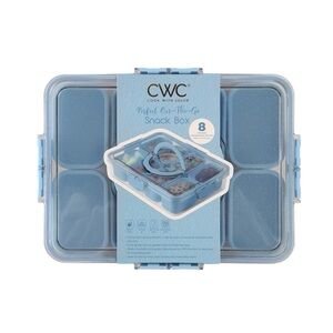 Cook nwt With Color Sparkle with Lid Snack Box Food Storage Container Blue